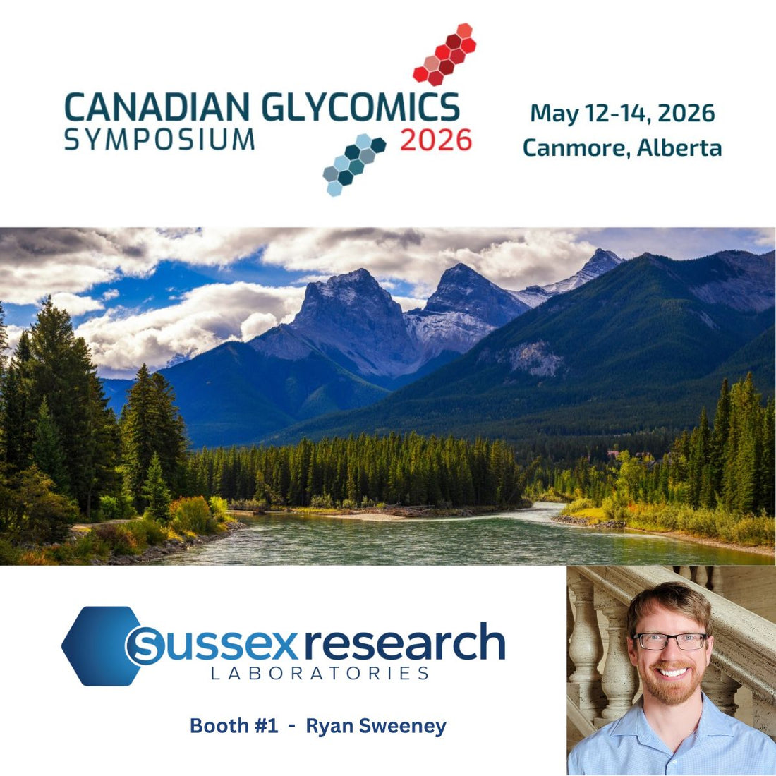 Sussex Research Laboratories Inc. is pleased to announce the promotion of Dr. Ryan P. Sweeney to Associate Director of Carbohydrate Chemistry x Canadian Glycomics Symposium (CGS) 2026