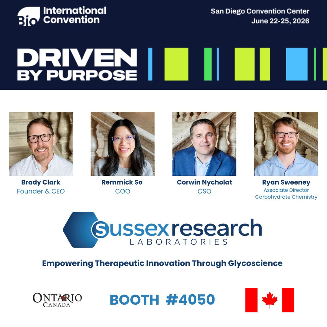 Sussex Research Laboratories Inc. is heading to BIO International Convention in San Diego