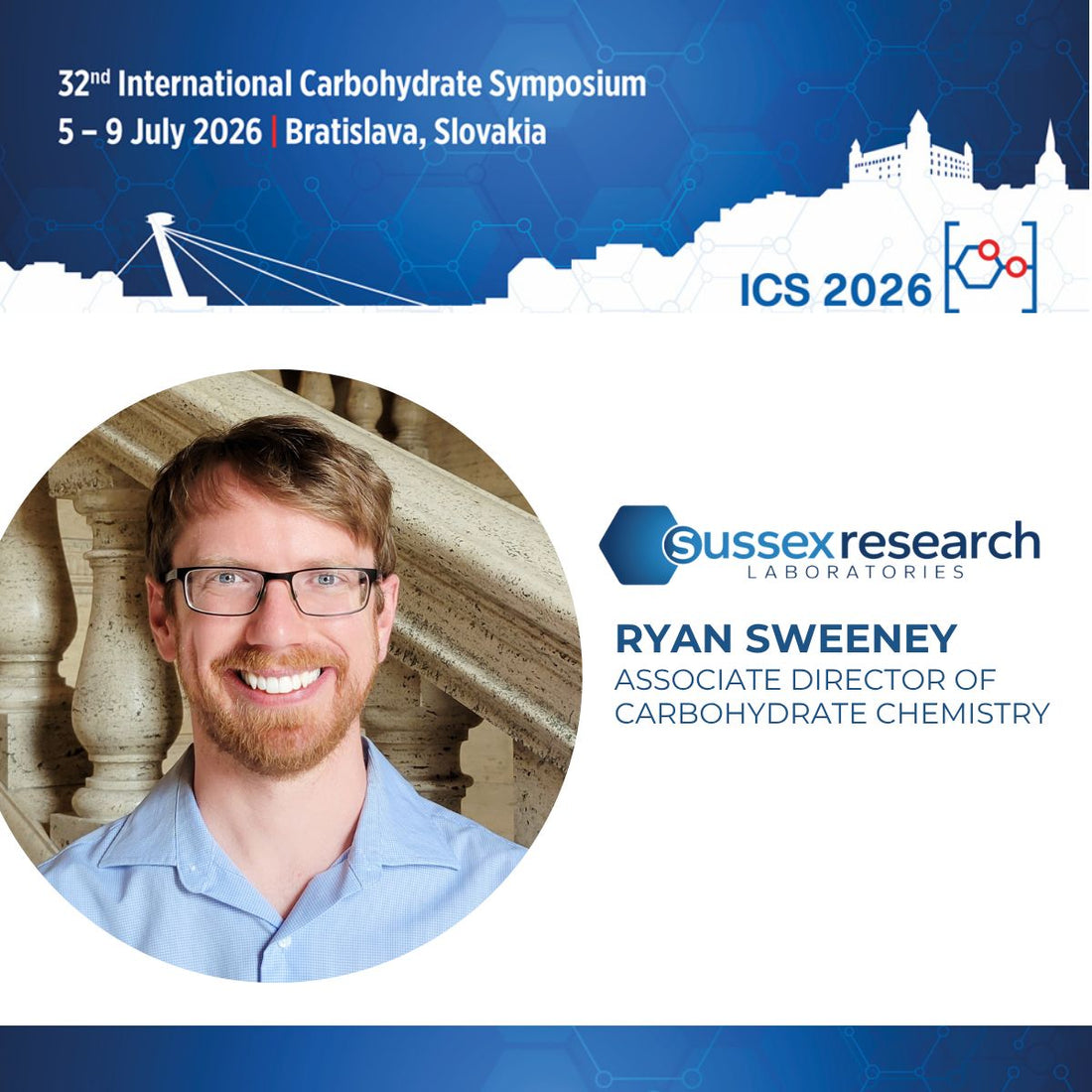 Sussex Research Laboratories Inc. is attending the 32nd International Carbohydrate Symposium (ICS 2026)